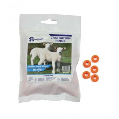 Rubber Castration Tailing Rings 100Pack